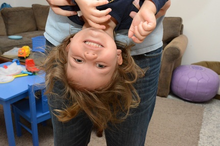 Greta upside down
